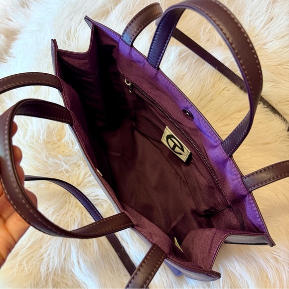 Telfar Medium Eggplant Shopping Bag - Picture 7 of 12